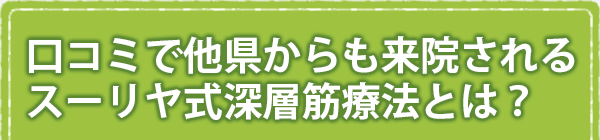 スーリヤ式深層筋療法とは？